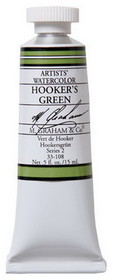 M Graham MG33108 Hookers Green 15Ml Watercolor
