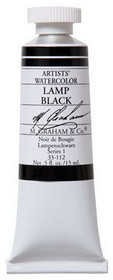 M Graham MG33112 Lamp Black 15Ml Watercolor