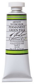M Graham MG33131 Permanent Green Pale 15Ml Watercolor