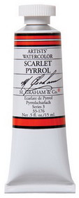 M Graham MG33176 Scarlet Pyrrol 15Ml Watercolor