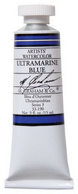 M Graham MG33190 Ultramarine Blue 15Ml Watercolor