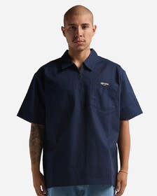 Shaka Wear SHQZWS Work Heavyweight Quarter-Zip Short Sleeve Shirt