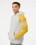 JERZEES 97CR Nublend&#174; Varsity Colorblocked Raglan Hooded Sweatshirt