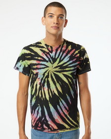 Dyenomite 200MS Multi-Color Spiral Tie-Dyed T-Shirt