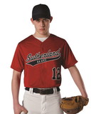 Alleson Athletic 52MFFJY Youth Dura Light Mesh Baseball Jersey