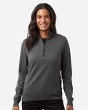 Custom Devon & Jones DG446W Women's New Classics Quarter-Zip Sweater