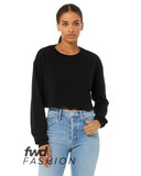 Bella+Canvas 6501 FWD Fashion Women's Cropped Long Sleeve Tee