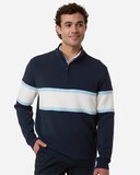 Custom Swannies Golf SWOQ500 Men's Owen Quarter-Zip Colorblock Pullover - Custom Only