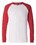 White/ Canvas Red