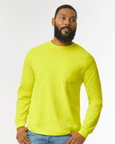 Gildan 2410 Ultra Cotton® Long Sleeve Pocket T-Shirt