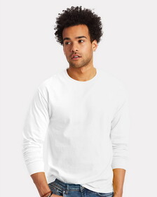 Blank and Custom Hanes 5586 Authentic Long Sleeve T-Shirt