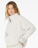Custom Bella+Canvas 3953 Women's Sponge Fleece Half Zip Pullover