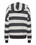 MV Sport W21721 Women's Striped Fleece Boxy Hooded Sweatshirt