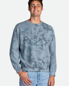 Dyenomite 845CSH Crush Tie-Dyed Crewneck Sweatshirt