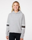 MV Sport W22135 Women's Sueded Fleece Thermal Lined Hooded Sweatshirt