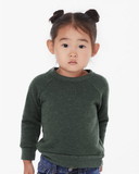 Custom Bella+Canvas 3901T Toddler Sponge Fleece Raglan Sweatshirt