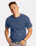 Hanes 5190 Beefy-T® Short Sleeve Pocket T-Shirt