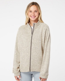 J.America 8716 Women's Traverse Full-Zip Sweatshirt