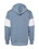 MV Sport 22709 Classic Fleece Colorblocked Hooded Sweatshirt