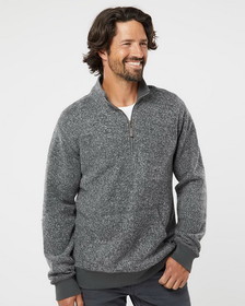 J.America 8713 Aspen Fleece Quarter-Zip Sweatshirt