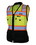 Kishigo S5021-5022 Premium Black Series&#174; Women's Heavy Duty Surveyors Vest