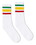 SOCCO SC100 USA-Made Striped Crew Socks