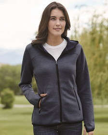 Weatherproof W18700 Women's HeatLast&#153; Fleece Tech Full-Zip Hooded Sweatshirt