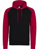 AWDis JHA009 Baseball Hooded Sweatshirt