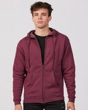 Blank and Custom Tultex 581 Unisex Premium Fleece Full-Zip Hooded Sweatshirt