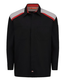 Custom Dickies L607 Tri-Color Long Sleeve Shop Shirt