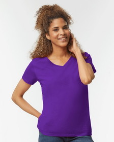 Gildan 5V00L Heavy Cotton&#153; Women's V-Neck T-Shirt