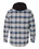 Custom Burnside 8620 Quilted Flannel Full-Zip Hooded Jacket