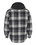 Burnside 8620 Quilted Flannel Full-Zip Hooded Jacket