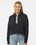 Custom J. America 8853 Women's Crop Hooded Sweatshirt