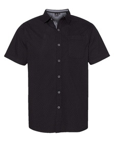 Custom Burnside 9290 Peached Printed Poplin Short Sleeve Shirt