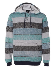 Burnside 8603 Printed Stripes Fleece Sweatshirt