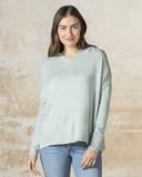 MV Sport W20423 Women's Anika Hacci Jersey Hooded Long Sleeve T-Shirt