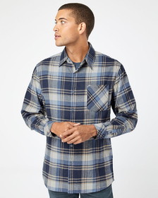 Burnside 8212 Open Pocket Flannel Shirt