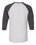 Custom JERZEES 601RR Triblend Three-Quarter Raglan Baseball T-Shirt