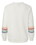 MV Sport W23152 Women's Striped Sleeves Crewneck Sweatshirt