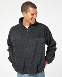 Burnside B3052 Mens 1/4 Zip Polar Fleece Pullover
