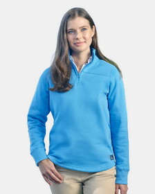 Custom Nautica N17397 Women's Anchor Fleece Quarter-Zip Sweatshirt