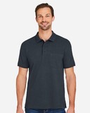 Harriton M205P Men's Valiant Cotton Snag Protect Pocket Polo