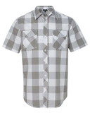 Custom Burnside 9203 Buffalo Plaid Short Sleeve Shirt