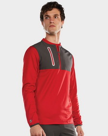 Holloway 229696 Youth Weld Hybrid Quarter-Zip Pullover