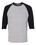 Gildan 5700 Heavy Cotton&#153; Raglan Three-Quarter Sleeve T-Shirt