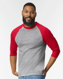 Gildan 5700 Heavy Cotton™ Raglan Three-Quarter Sleeve T-Shirt