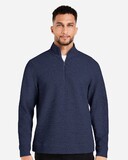 North End NE725 Men's Spirit Textured Quarter-Zip Pullover