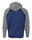 J.America 8612 Colorblocked Cosmic Fleece Hooded Sweatshirt