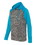 J.America 8618 Women's Colorblocked Cosmic Fleece Hooded Sweatshirt